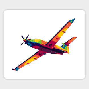 PC-12 in Pop Art Magnet